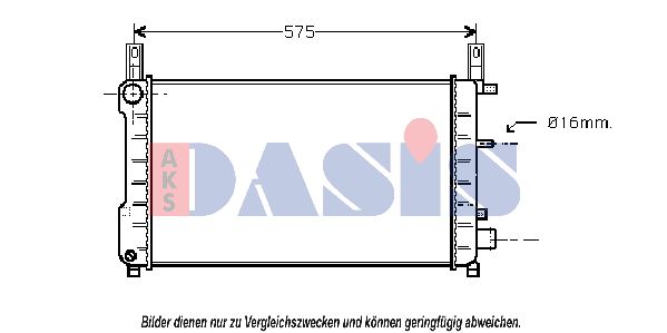 AKS DASIS Jäähdytin,moottorin jäähdytys 091110N